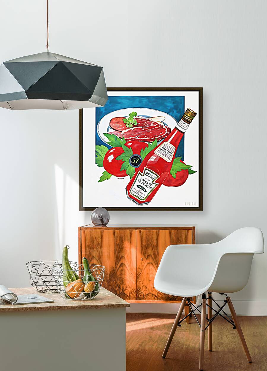 1927 Heinz Ketchup Art Reproduction