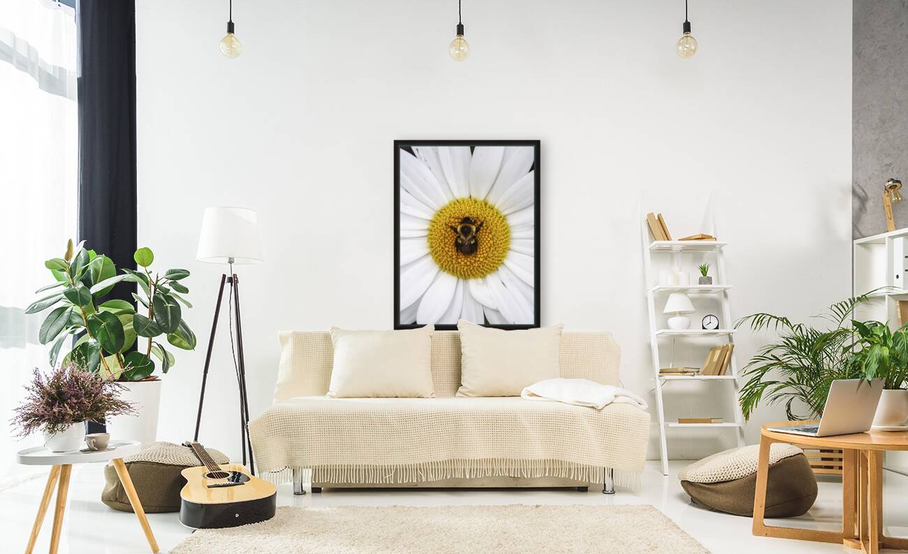 Bumble in the Middle - Maine Botanical Wall Art Reproduction