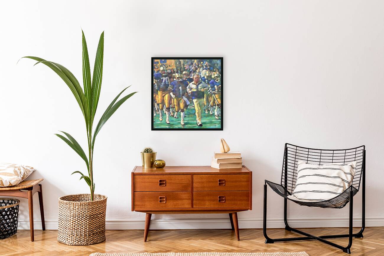 washington huskies enter the field Reproduction