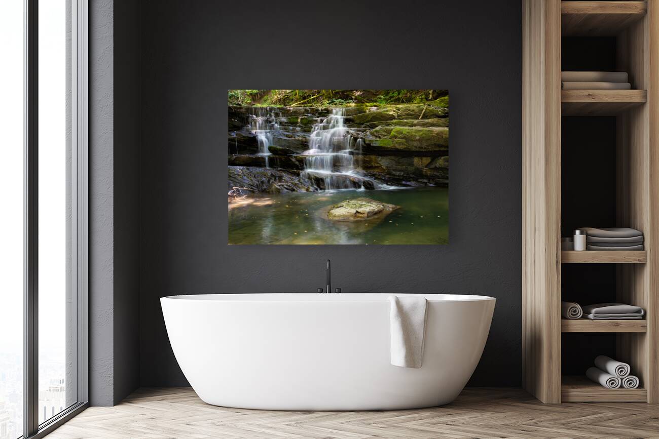 West Virginia New River Waterfall Reproduction