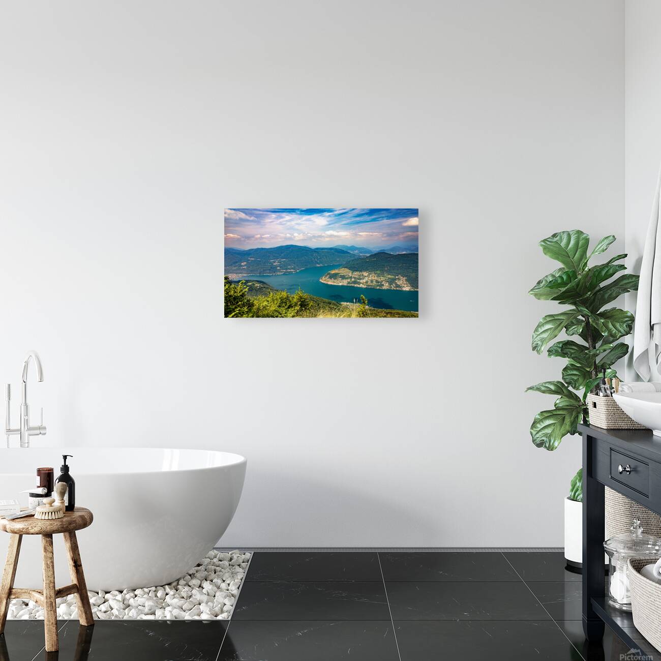 Lugano Lake 3 Reproduction