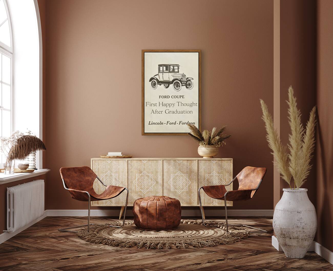 1920s ford coupe ad Reproduction