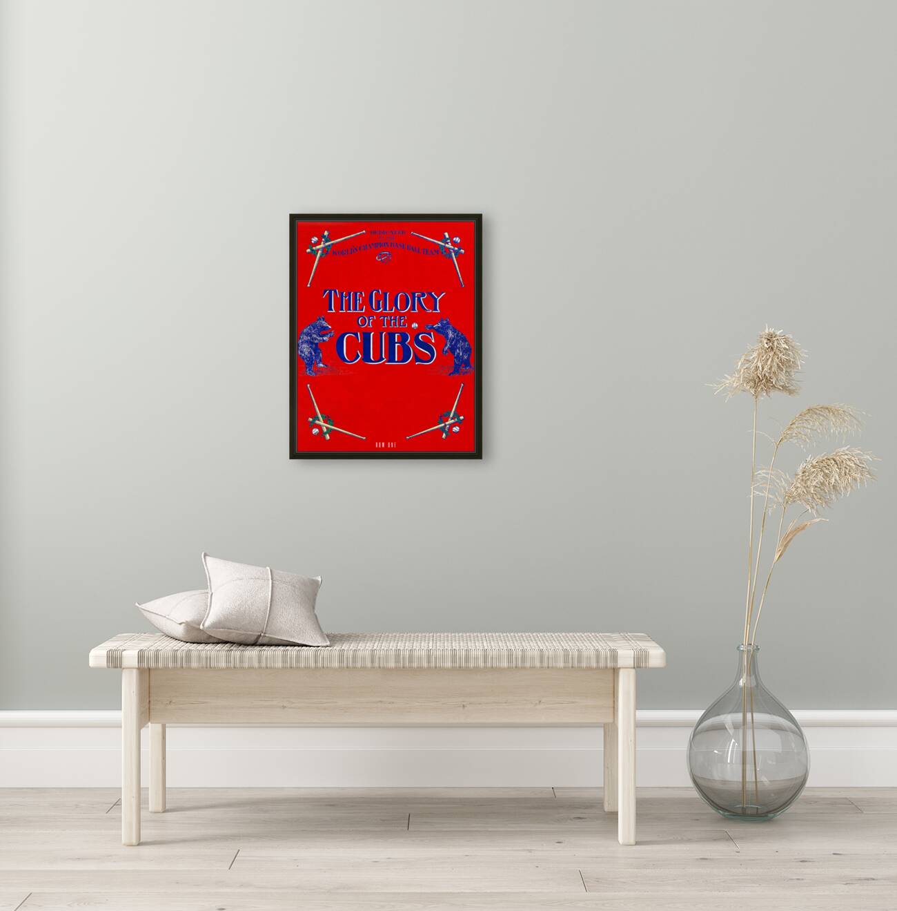 1909 Glory of the Cubs Remix Art Reproduction