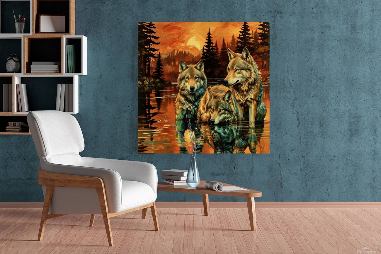Wolves On Hunt  2024 09 02 13 46 49 Reproduction