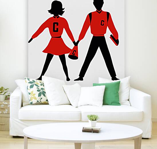 1960s Cheer Art Reproduction