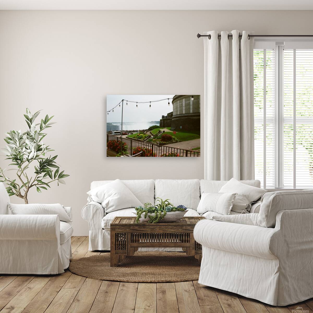 The Falls and Illumination Tower Base Reproduction