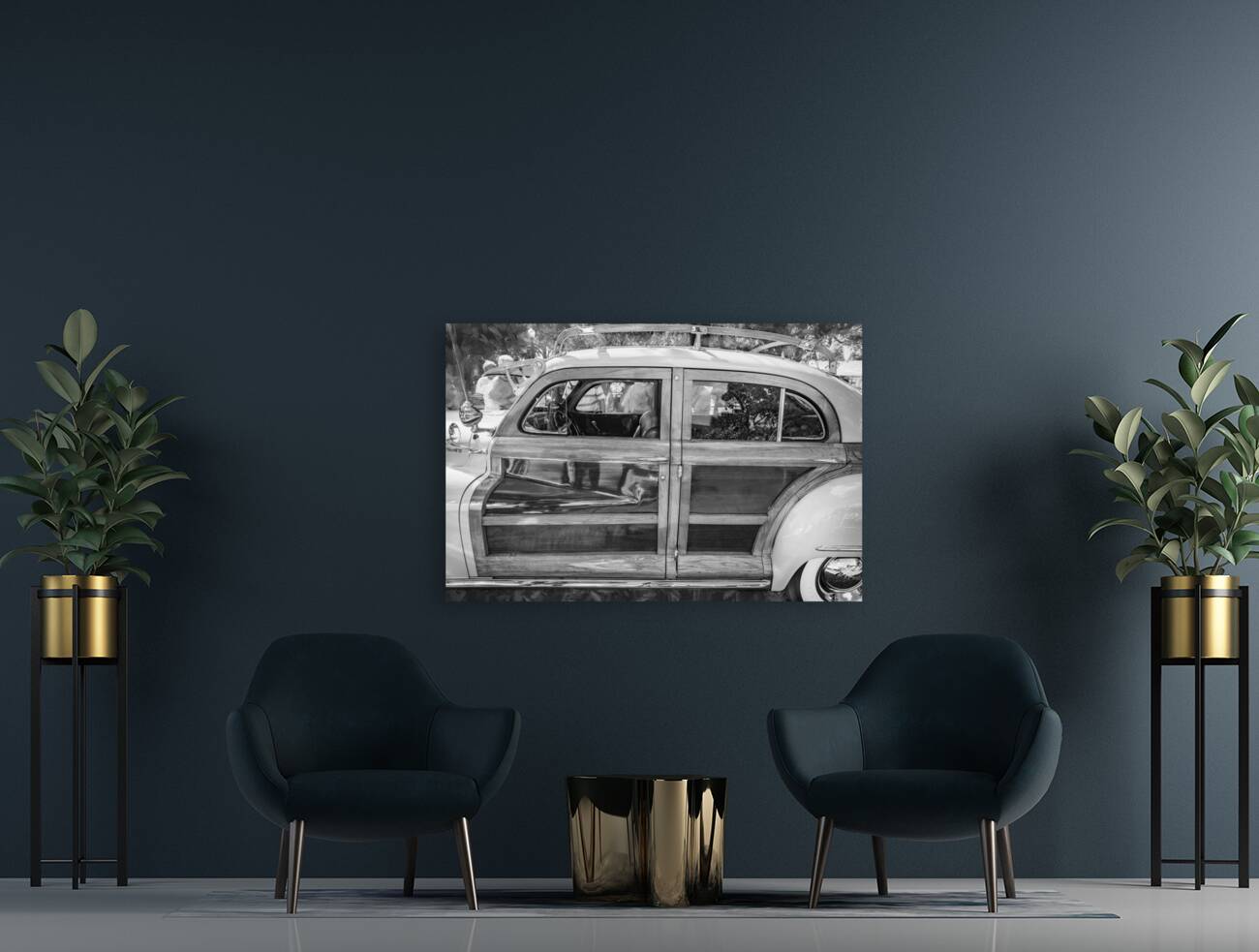 1947 Tan Chrysler Town And Country Sedan 4 Door X1 16 Reproduction