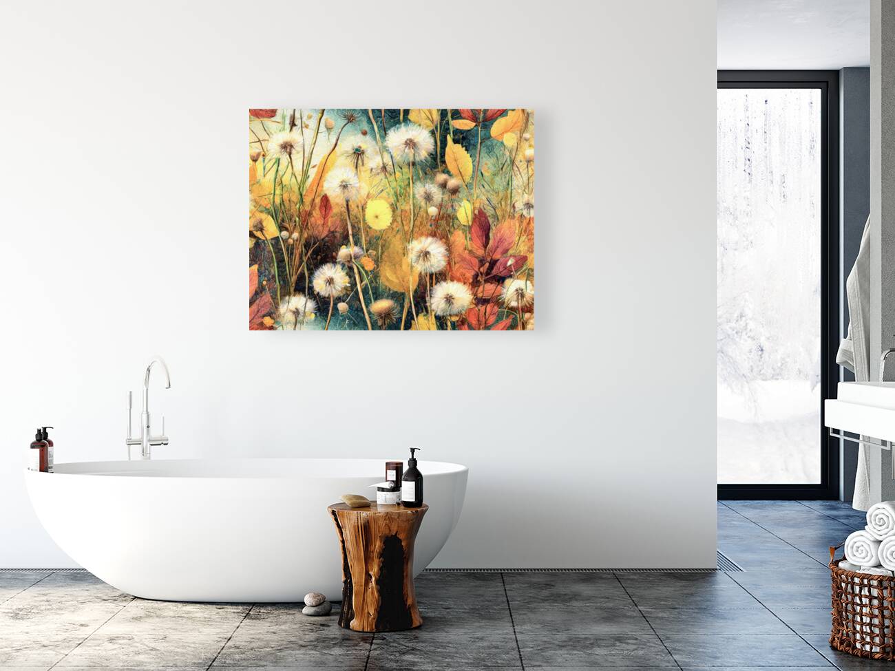 Fall in the Meadow Reproduction