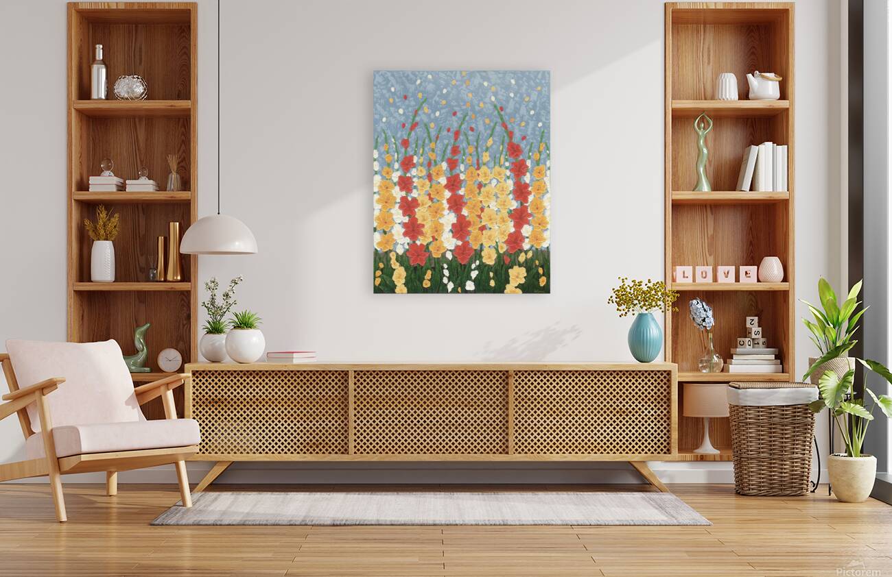 Gladiolas Splendor Reproduction