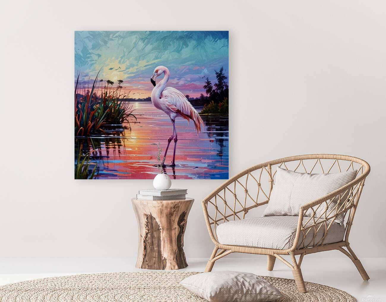 Flamingo Sunset 2024 09 13 12 06 22 Reproduction