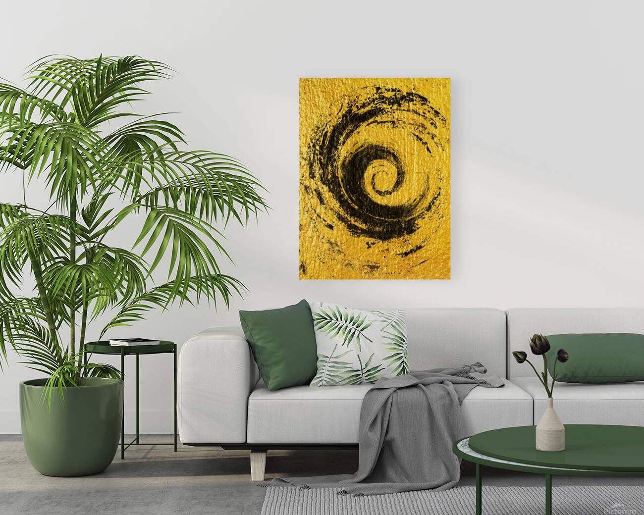 Aurora Surge - Abstract Wave Reproduction
