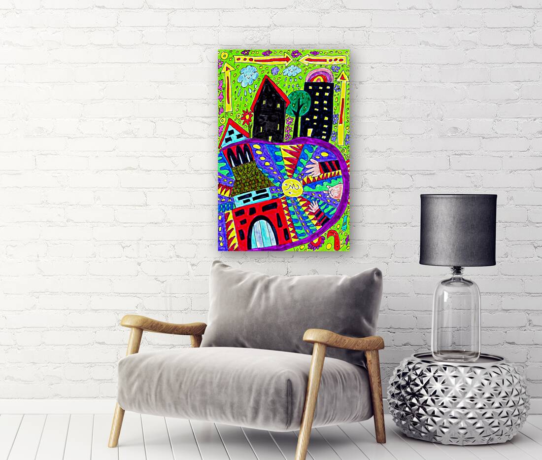 Abstract Doodle Art Chaos Reproduction