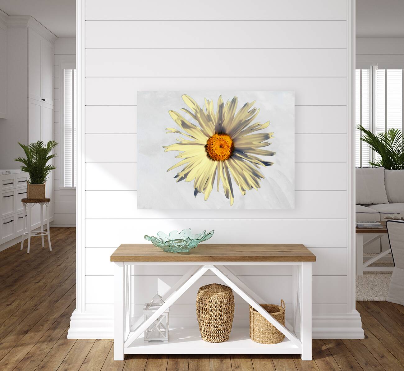 Abstract Calming Daisy Flower Reproduction