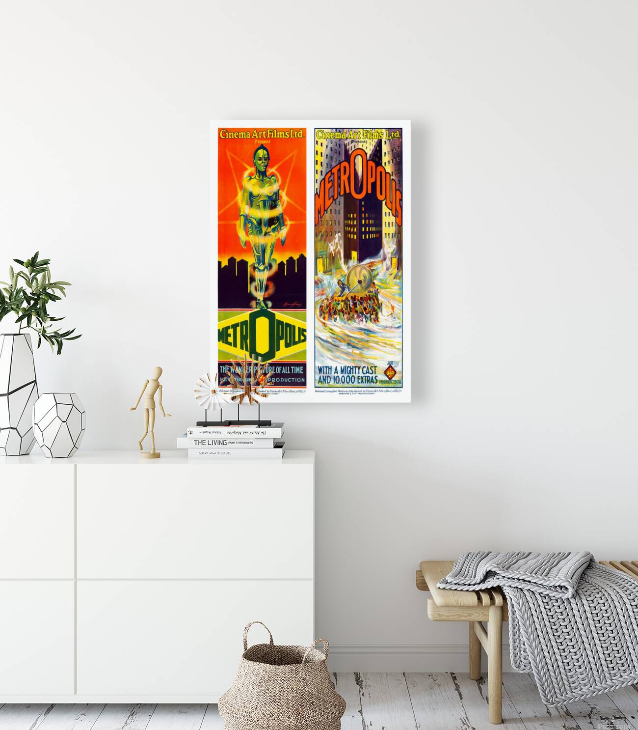 Metropolis Twin poster Reproduction