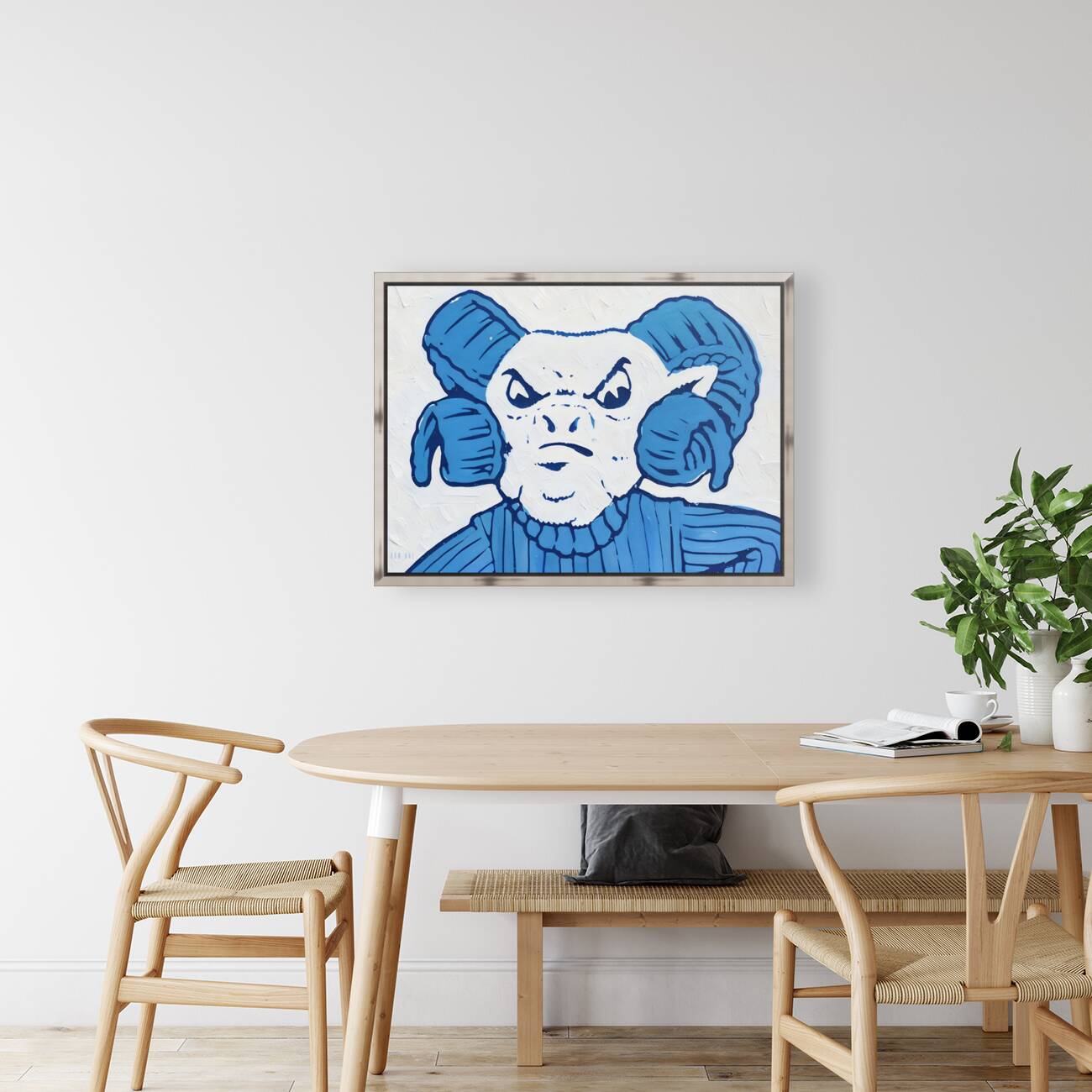 vintage 1950s rameses north carolina art Reproduction