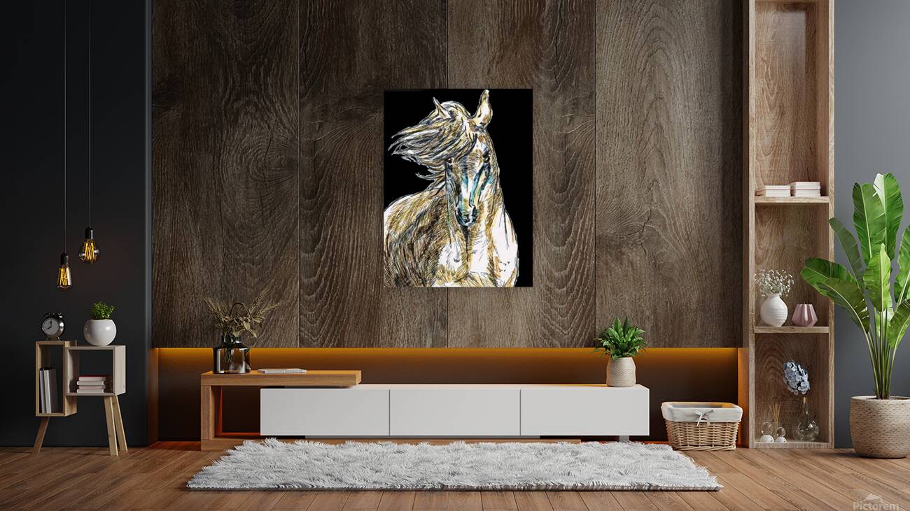 horse portrait 1 Reproduction