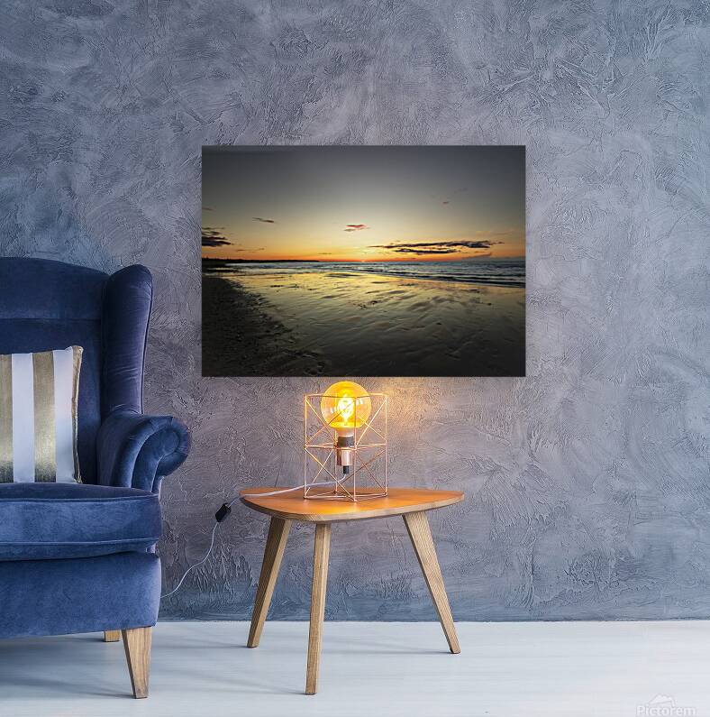 Canadian Coastal Sunset Reproduction