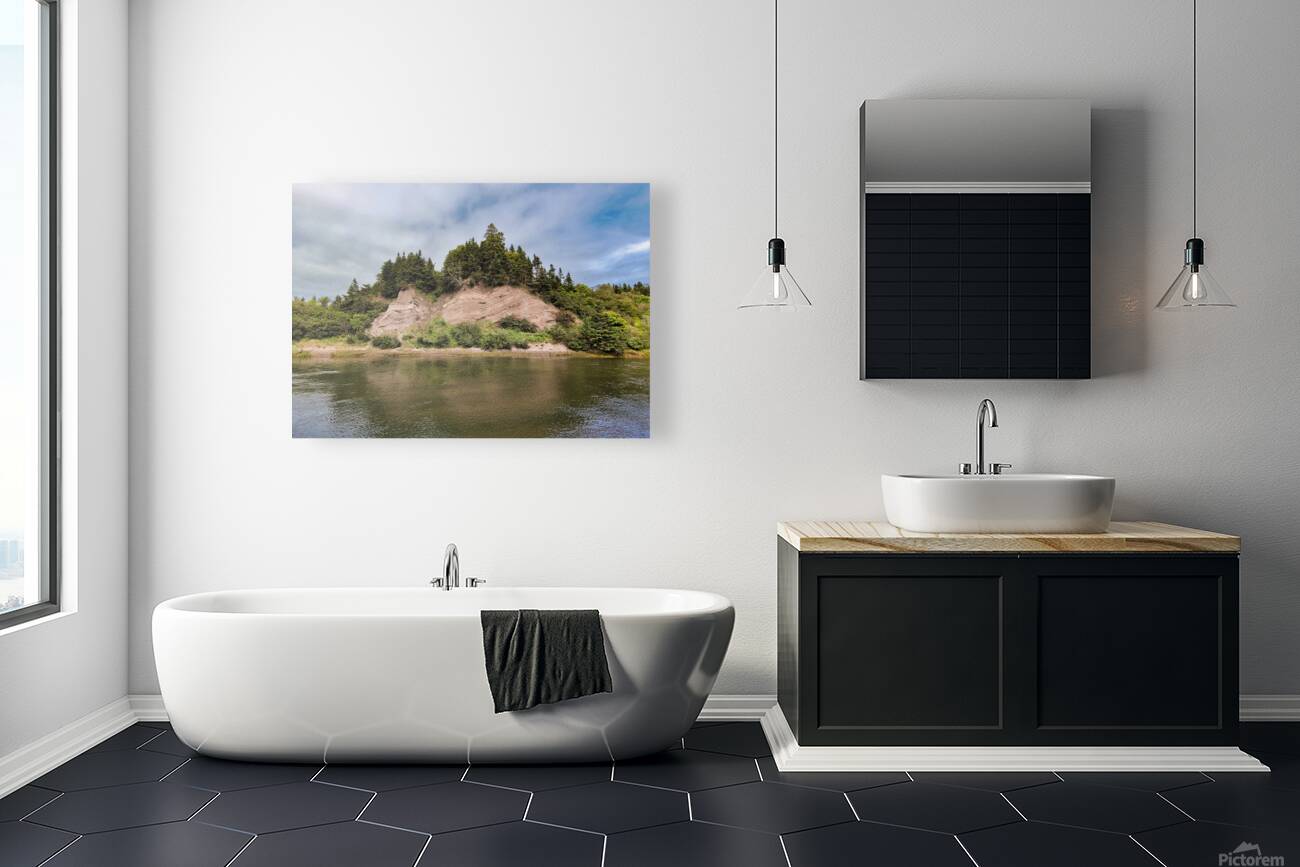 Big Rock by the Sea Reproduction