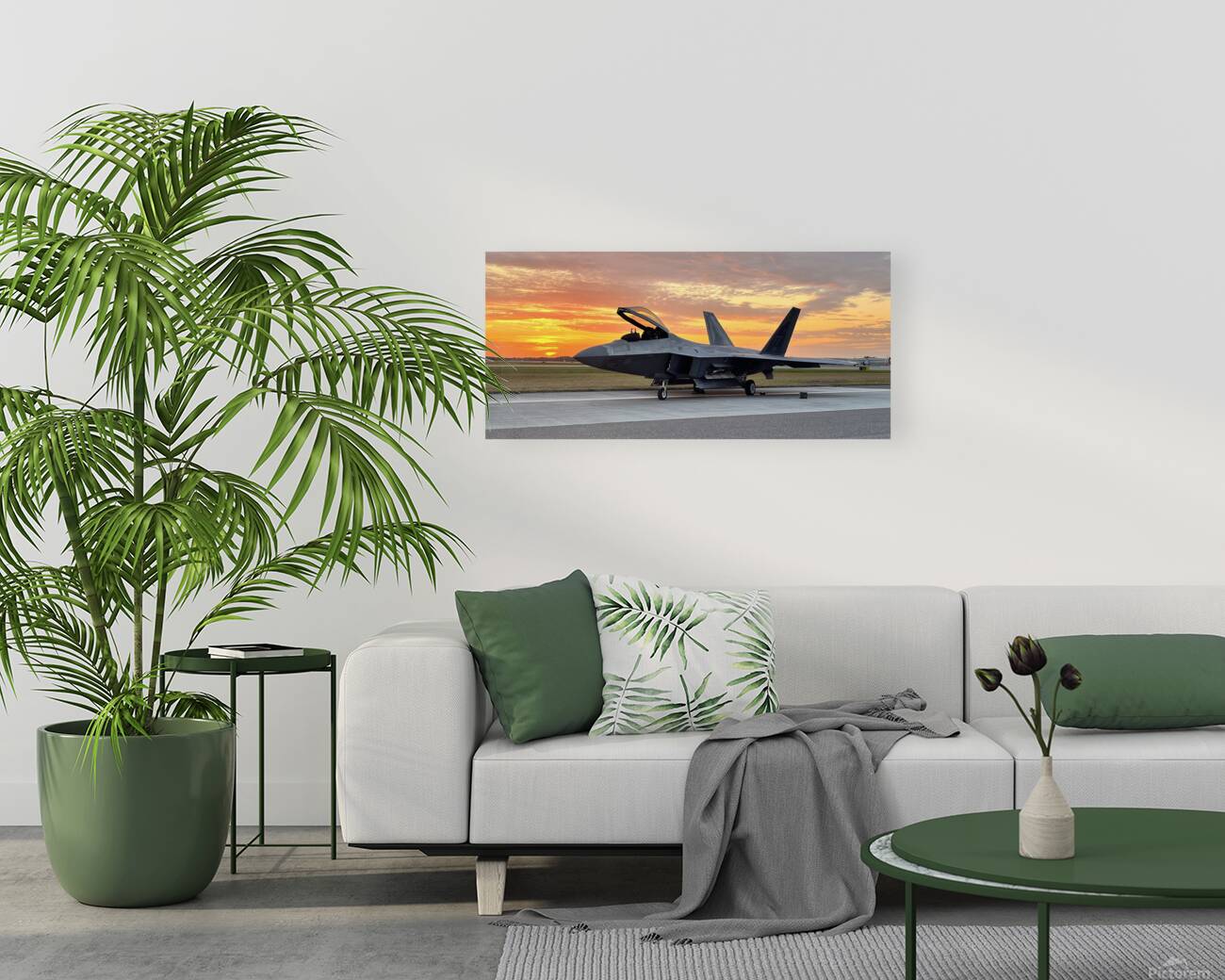 Fighter Sunset Reproduction