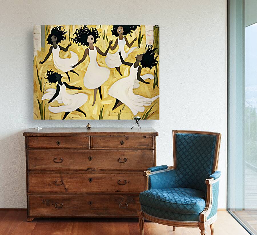 Black Girls DancingJoyously Reproduction