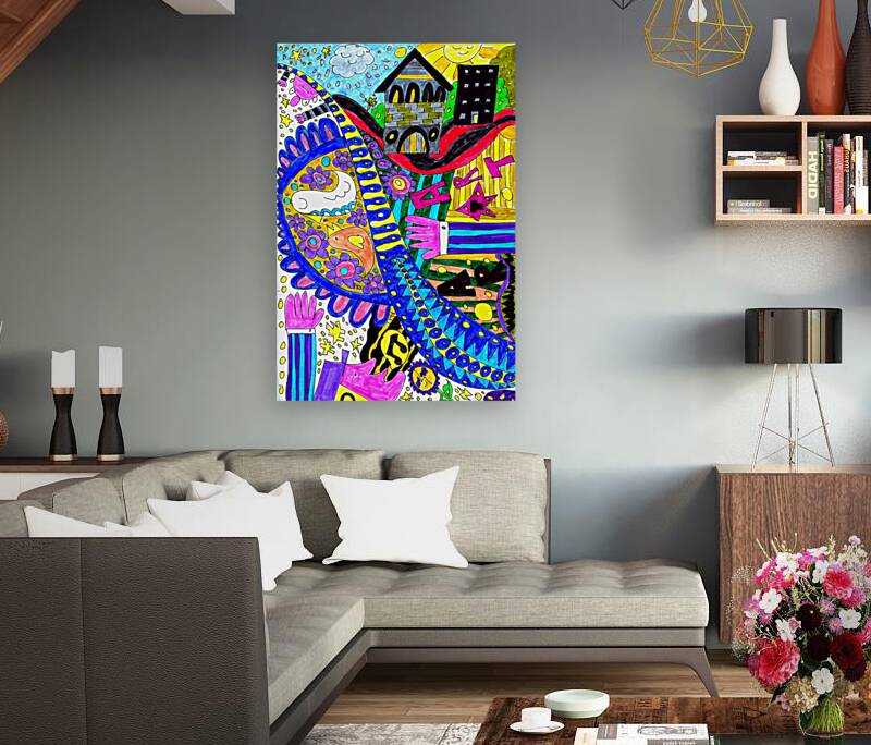 Abstract Doodle Art Creativity Reproduction