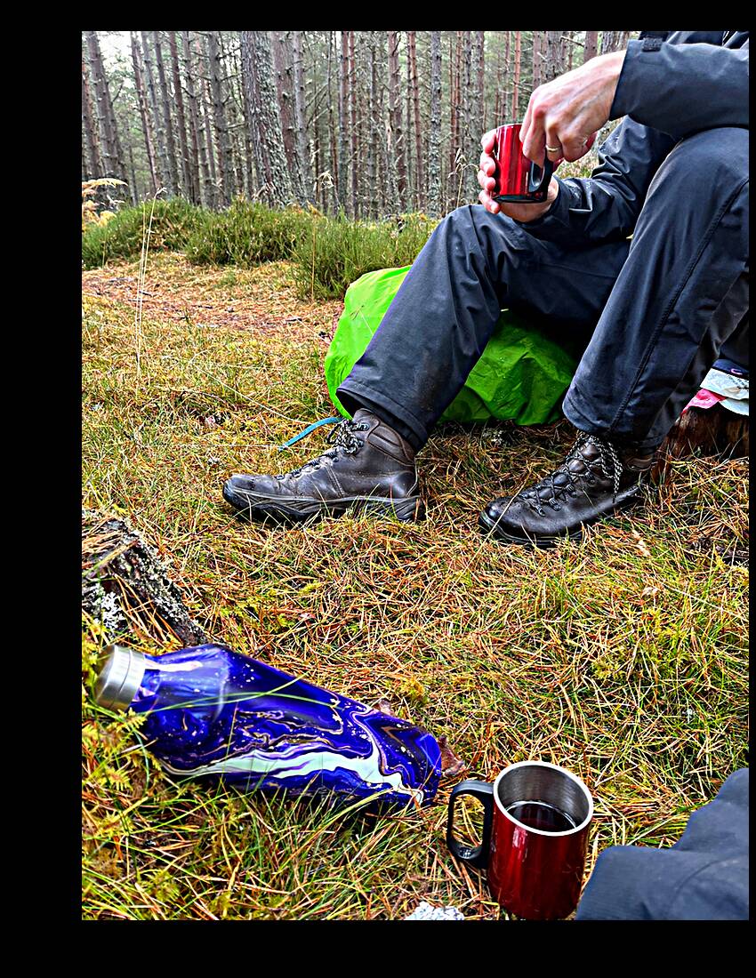 Scenes from the Trail - Time for a Brew  Reproduction