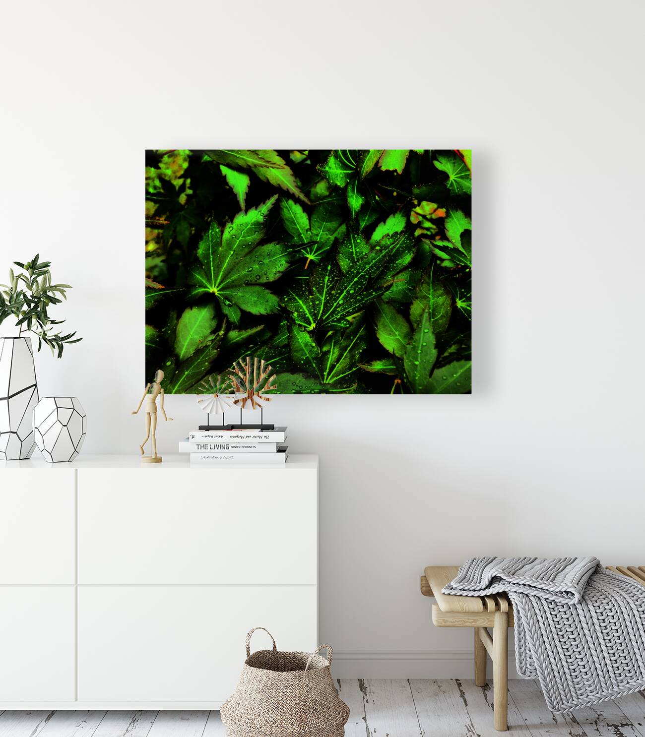  Artistic Autumnal Acer Leaves Too Reproduction