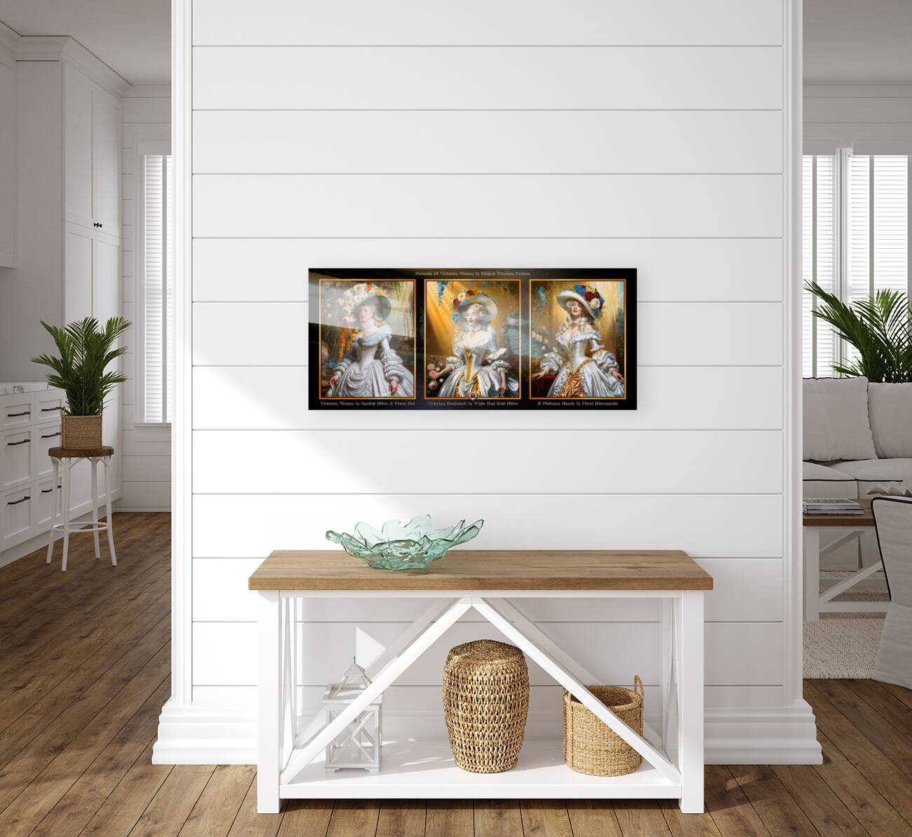 Portraits Of Victorian Woman In Elegant Timeless Fashion Mesmerizing AI Concept Art by Xzendor7 Reproduction