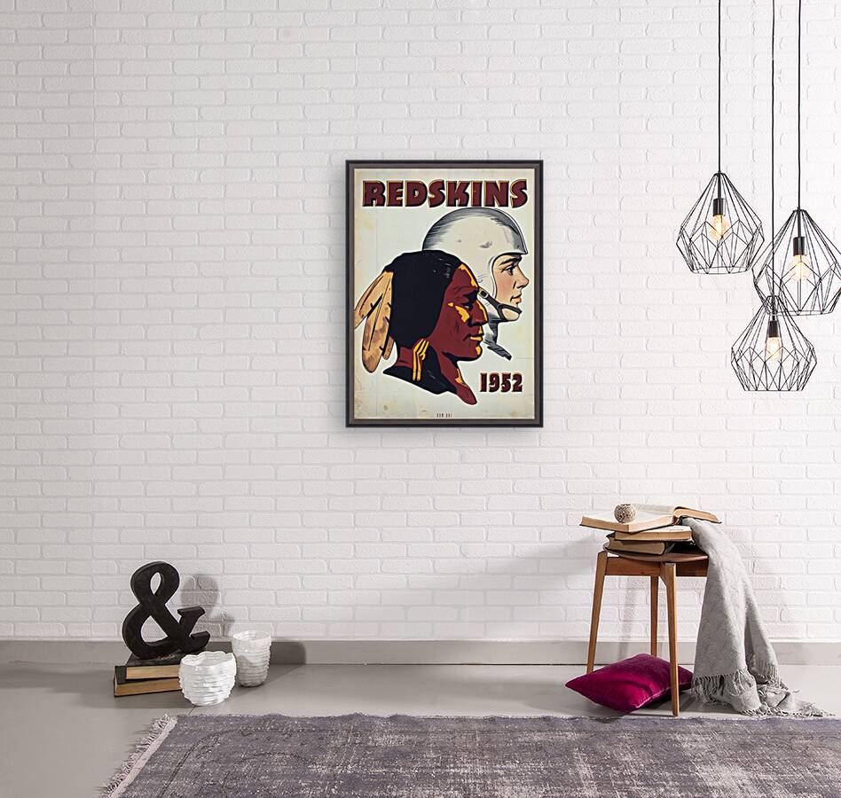 1952 Washington Redskins Art Remix Reproduction