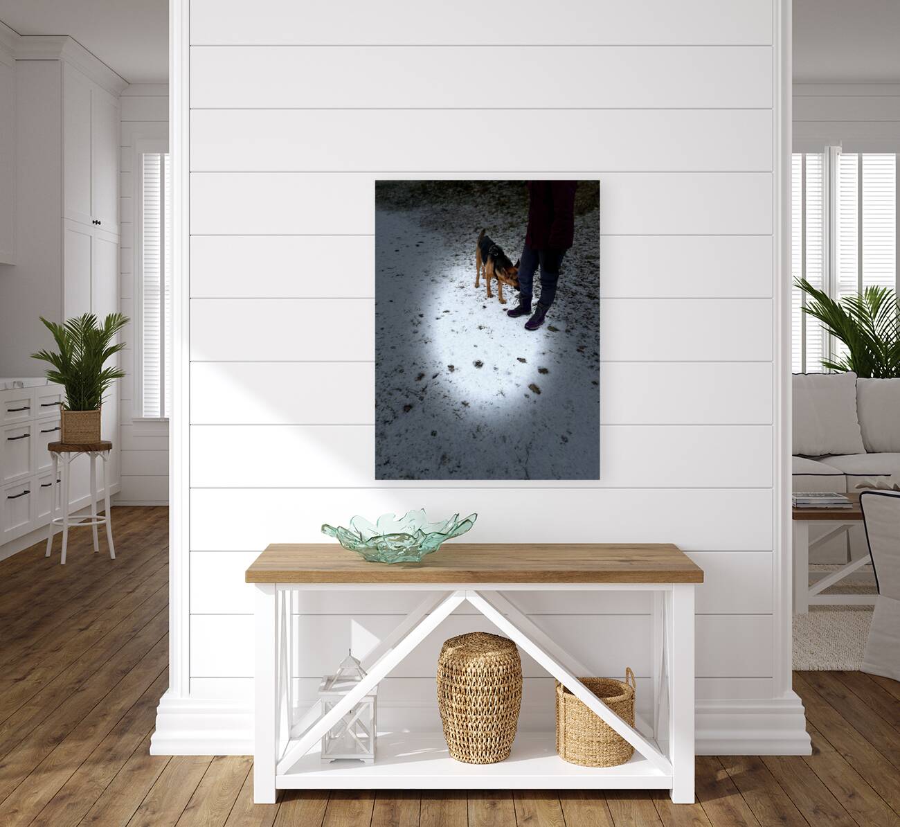 Scenes from the Trail- Hunting for Treats Reproduction