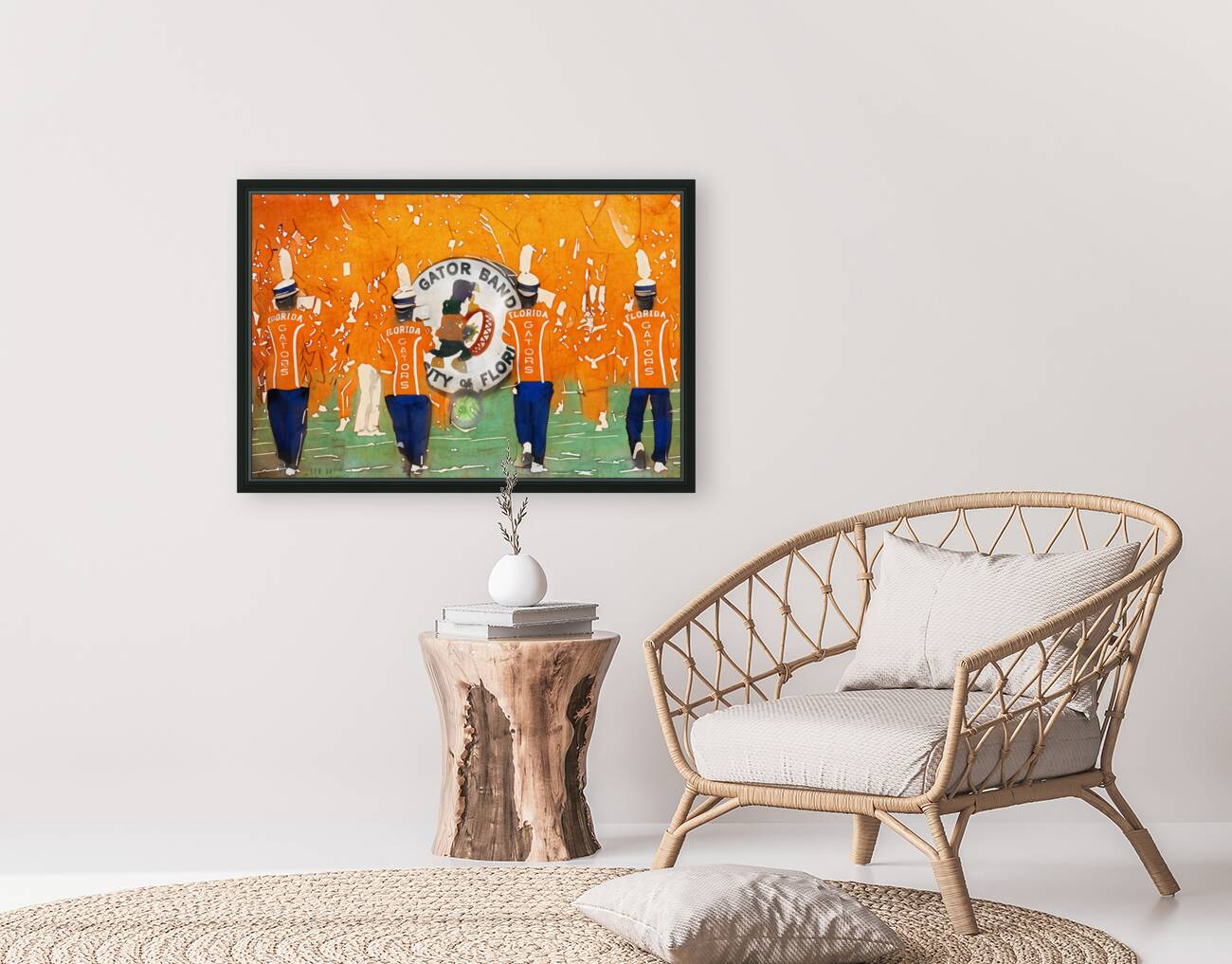 Florida Gator Pride of the Sunshine Marching Band Art Reproduction