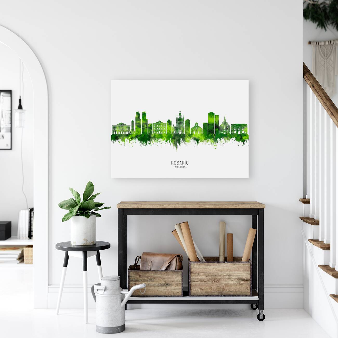 Rosario Argentina Cityscape Reproduction