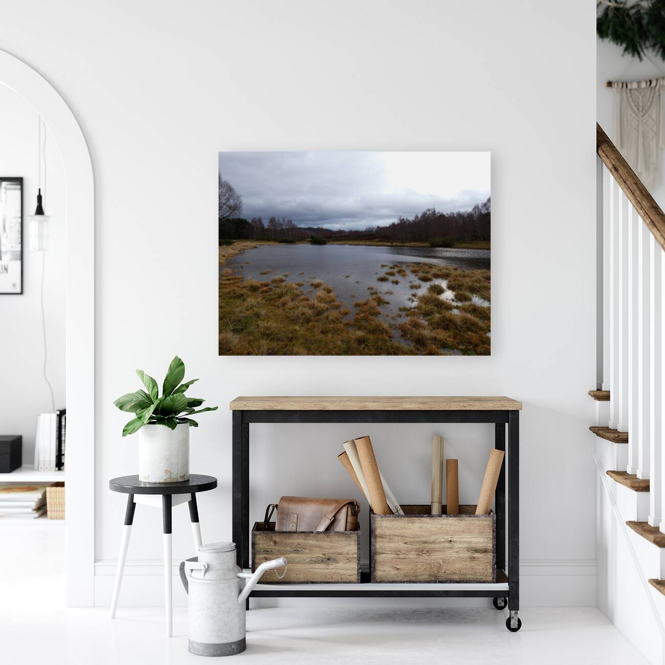 Winters Moody Scottish Highlands  Reproduction