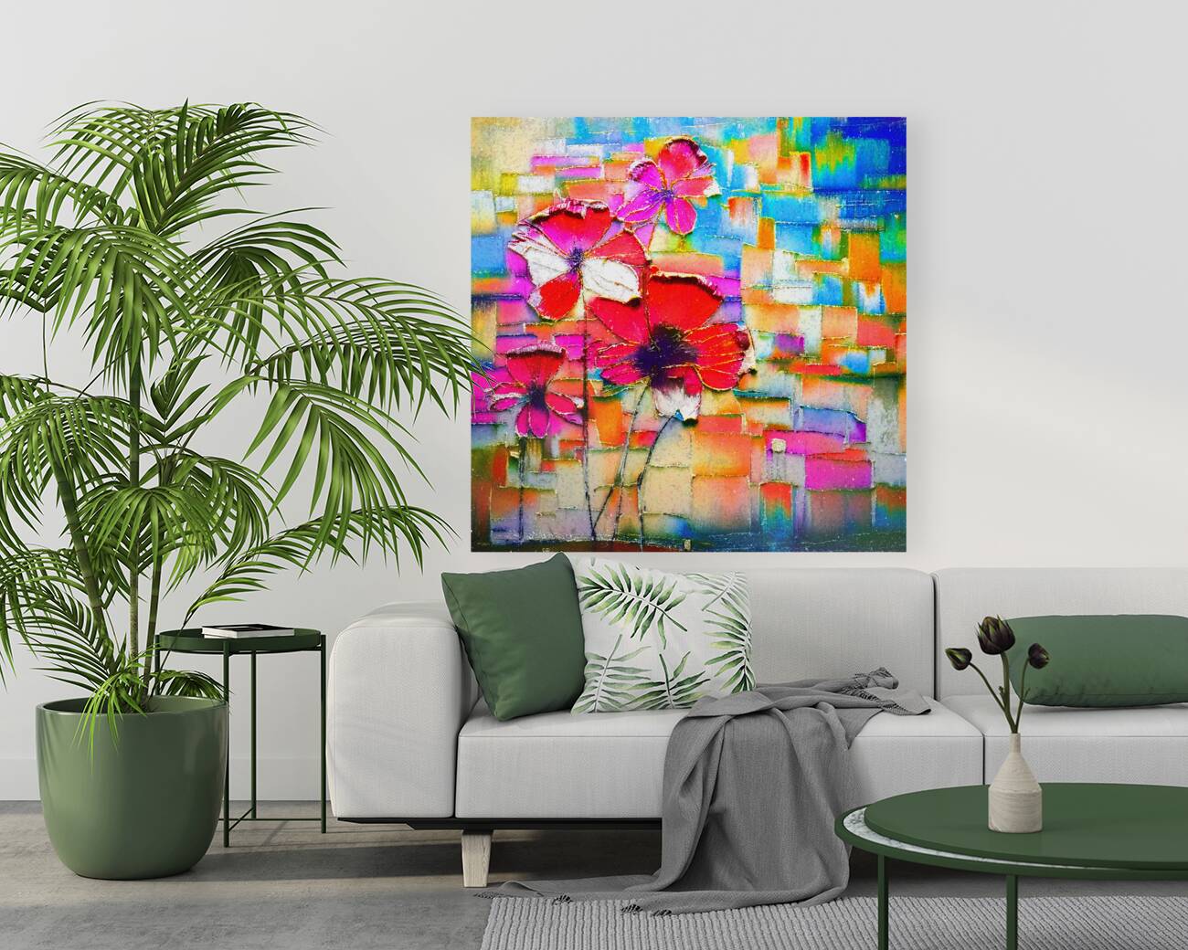Abstract Poppies Reproduction