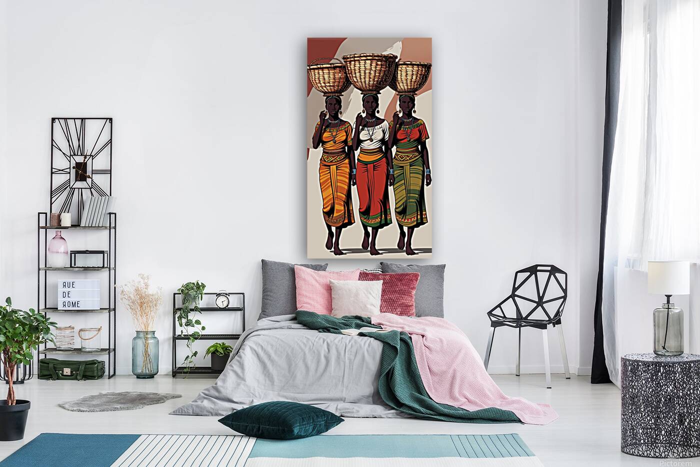 Grace in Tradition: Women of Heritage Wall Art  Reproduction