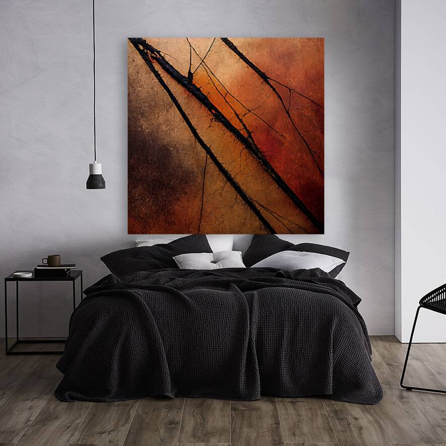 Bare Branches at Sundown Reproduction