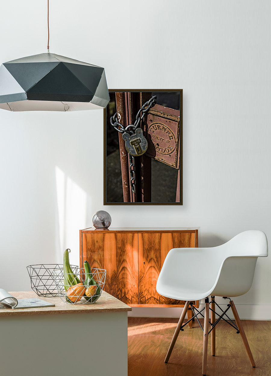 Locked Out Bunnoffee Photography Canvas Artwork