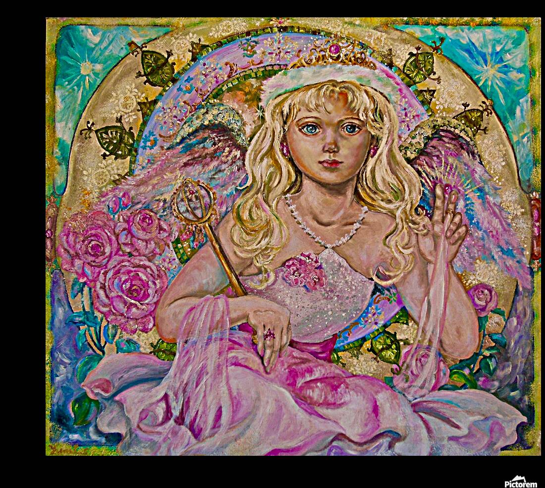 Yumi Sugai.Pink sapphire angel. Reproduction