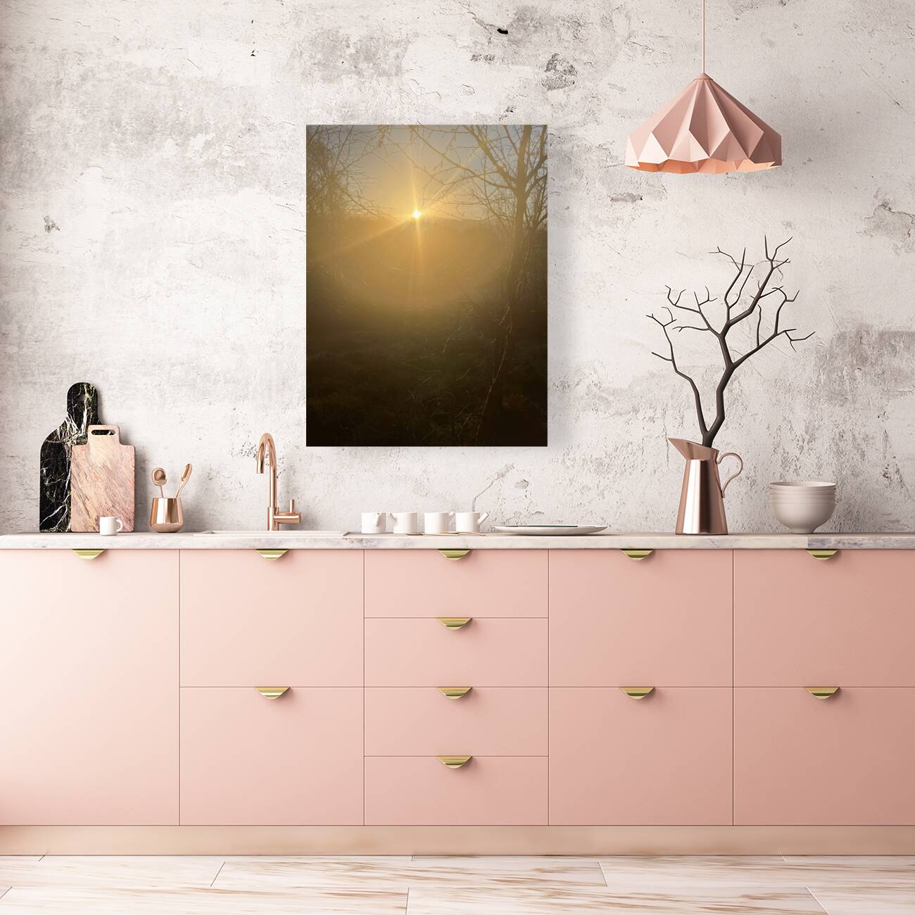 Winters Sunrise in the Scottish Highlands Reproduction