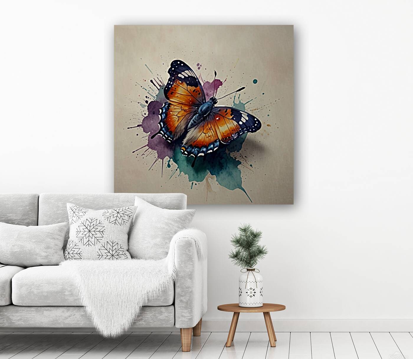 Leonardo Lightning XL Water color style for butte Reproduction