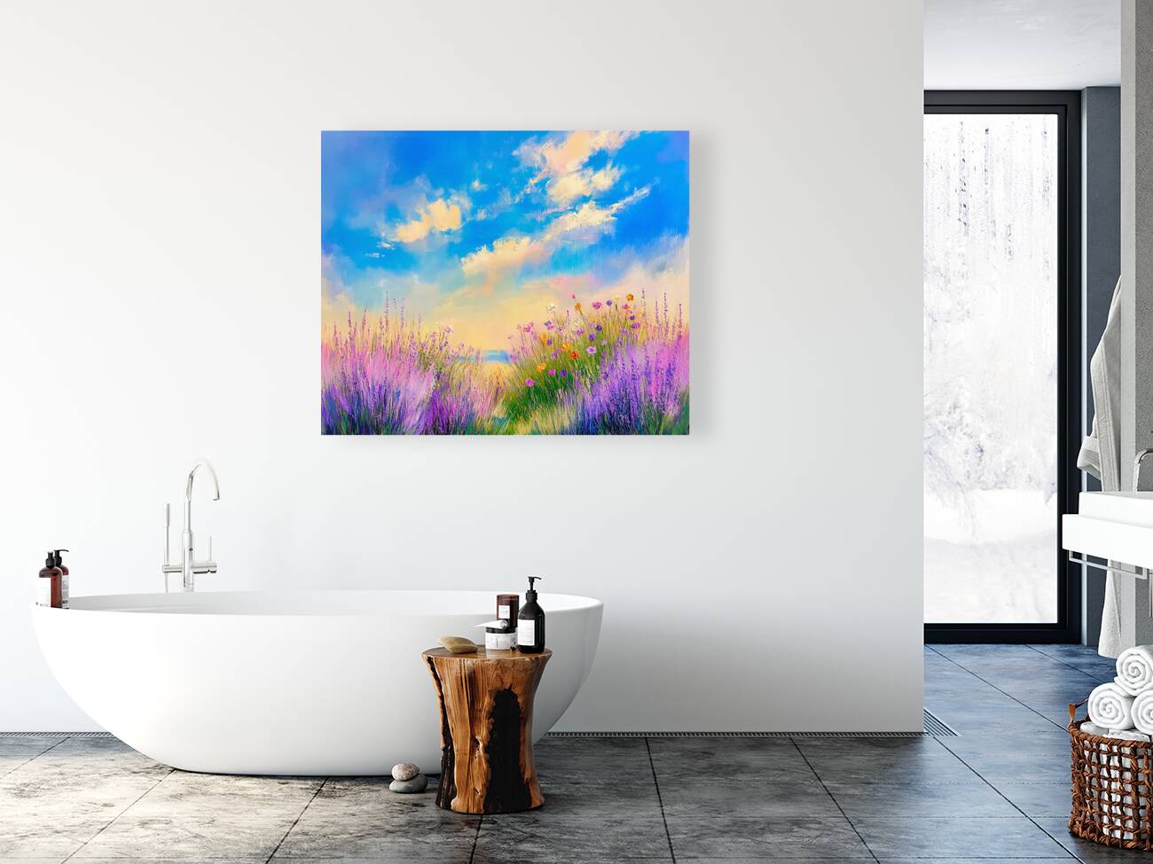 Fresh Air and Purple Heather Reproduction