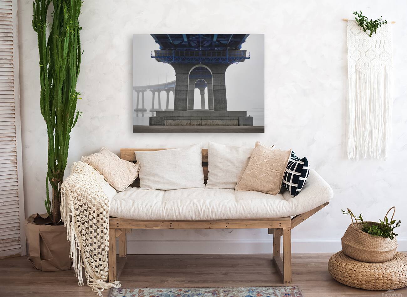 Coronado Bay Bridge Pylons Color Reproduction