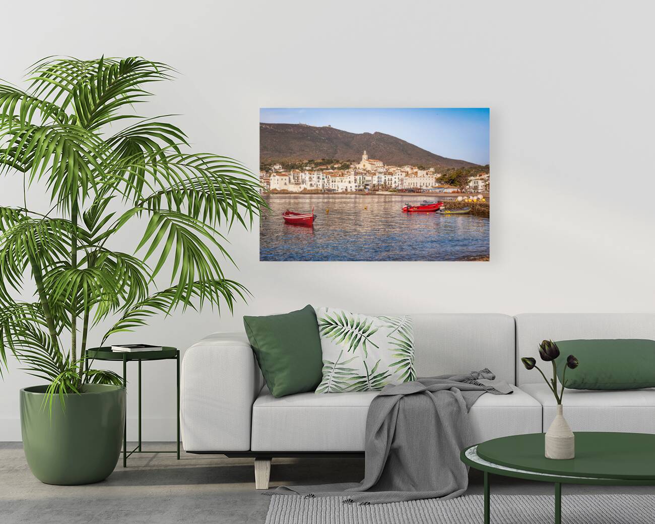 Cadaques Harbour Spain Reproduction