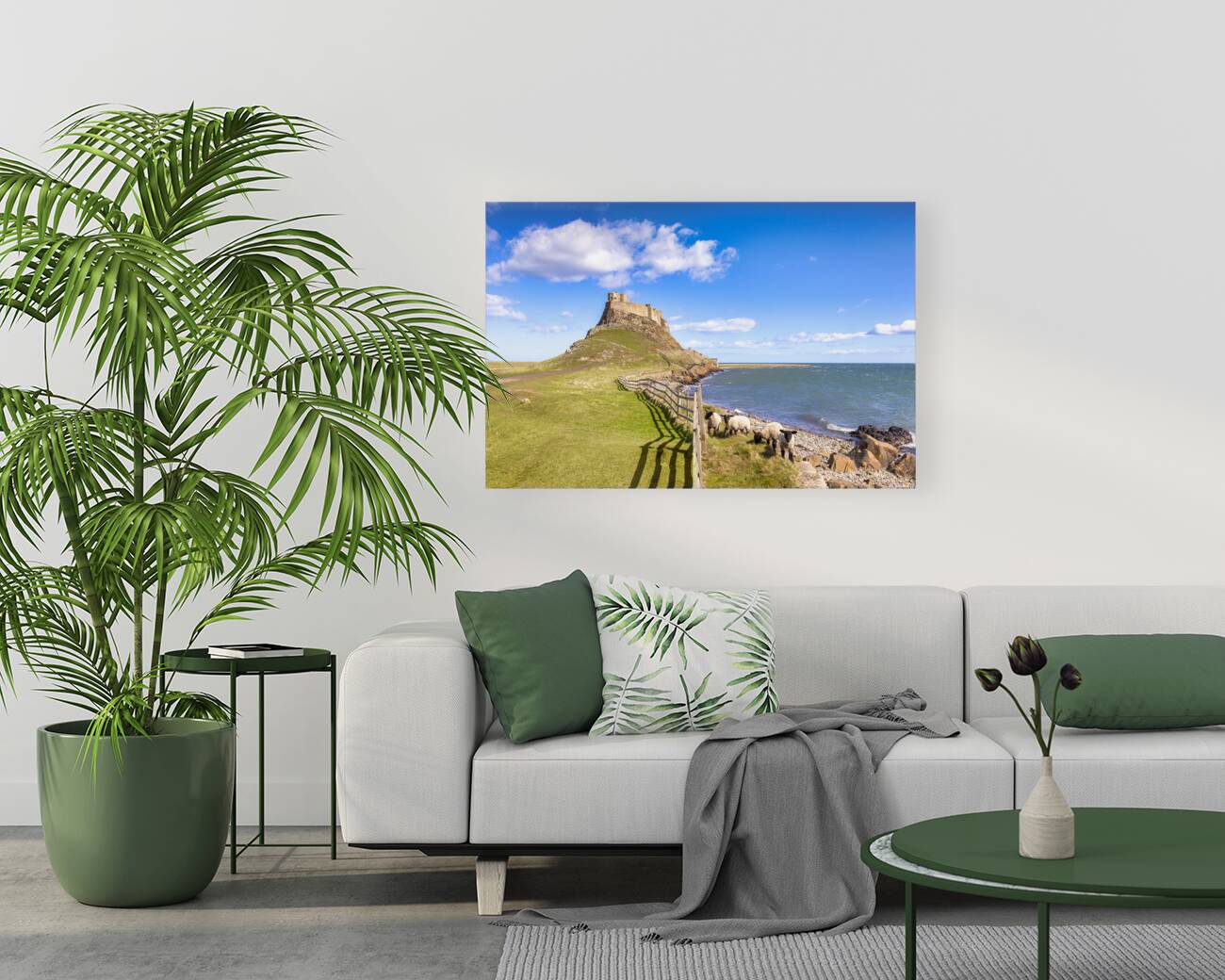 Lindisfarne Castle Holy Island Northumberland UK Reproduction