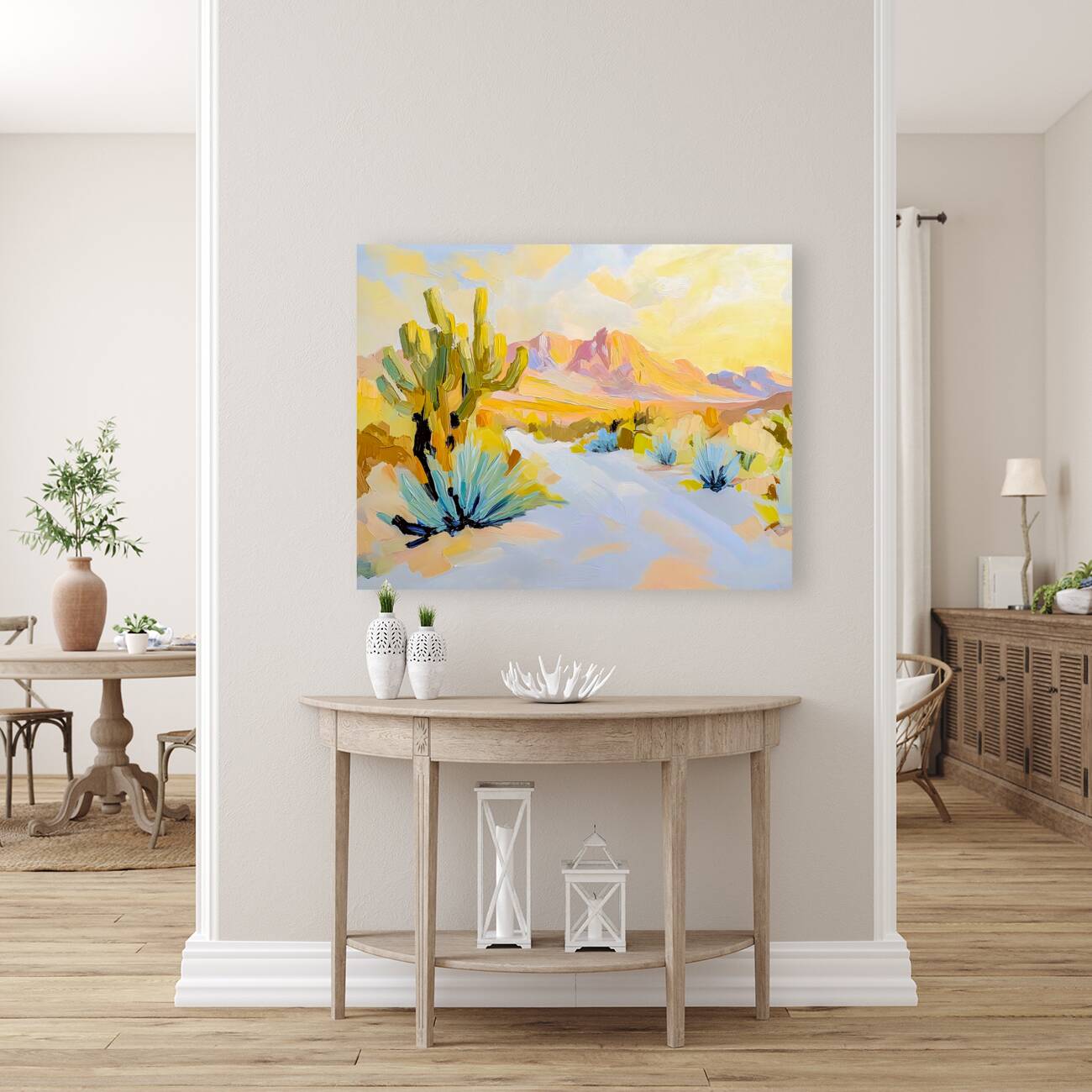 Desert View in Pastels Reproduction