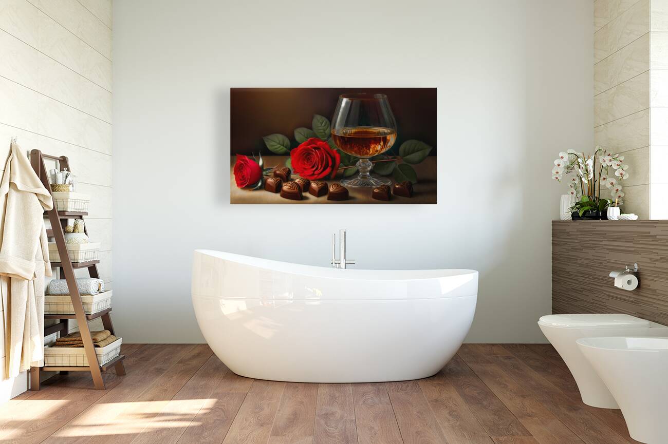 Brandy Chocolates and Roses Reproduction