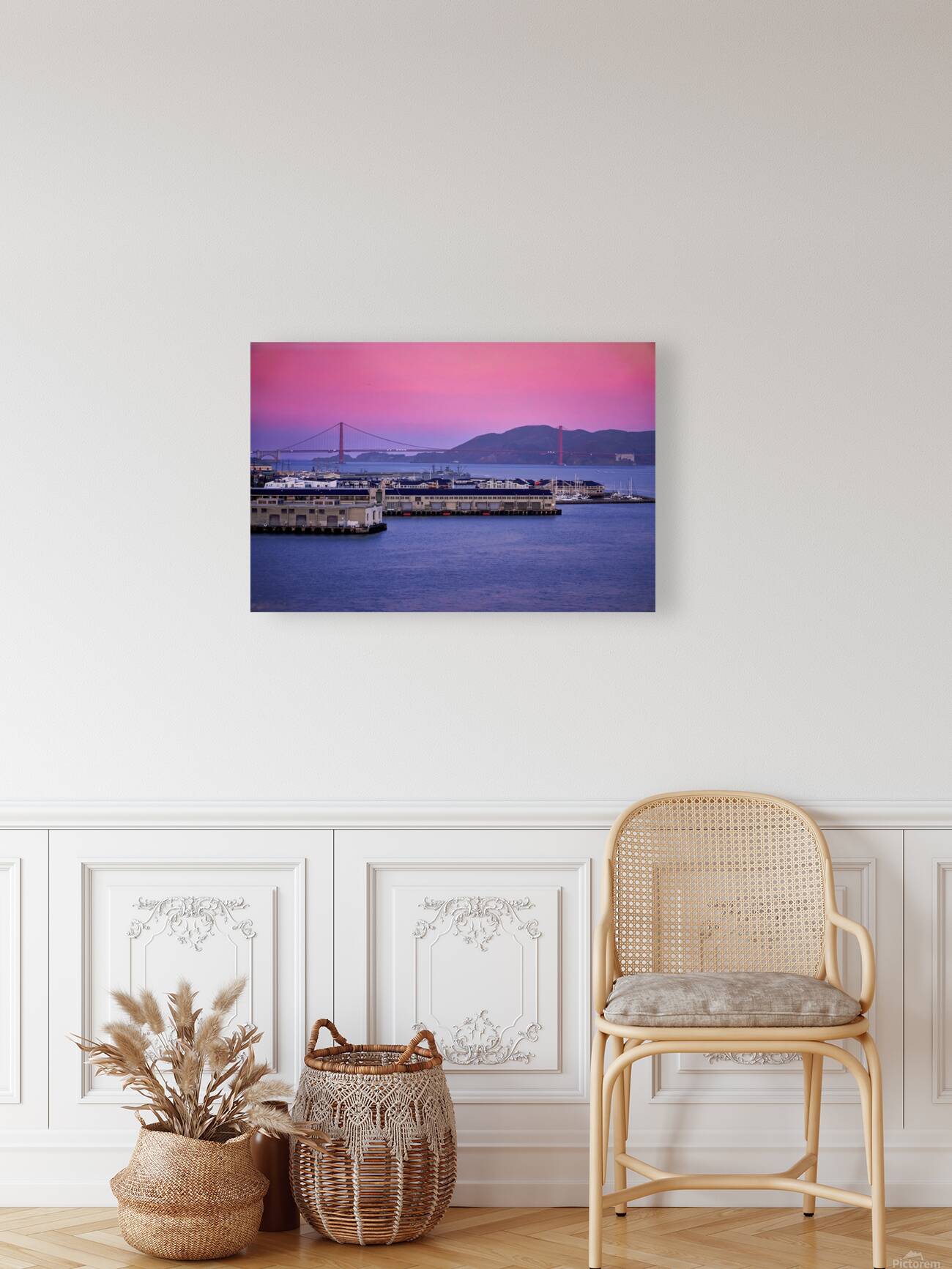 San Francisco Golden Gate Pier Sunrise Reproduction