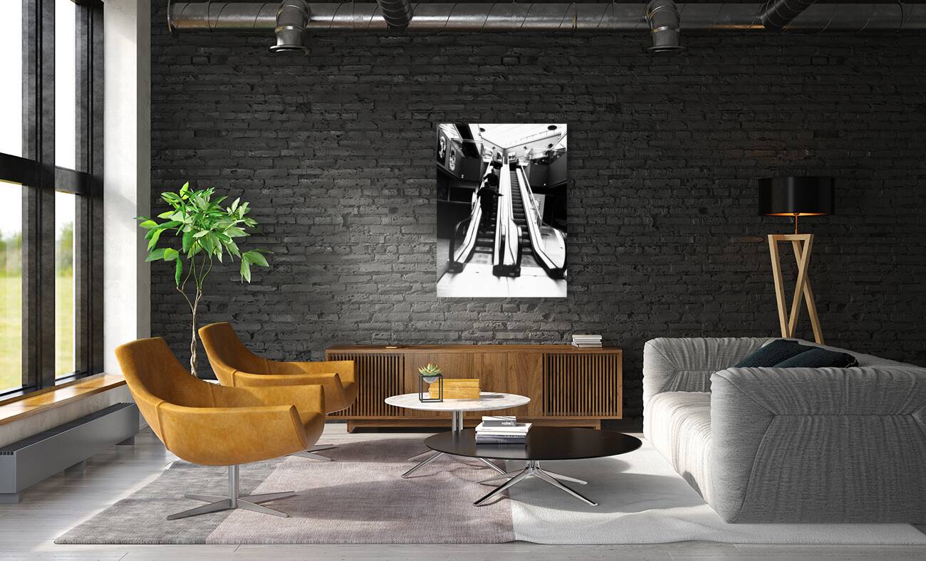   Eveyday Lifes Moments- The Escalator                                                                                       Reproduction