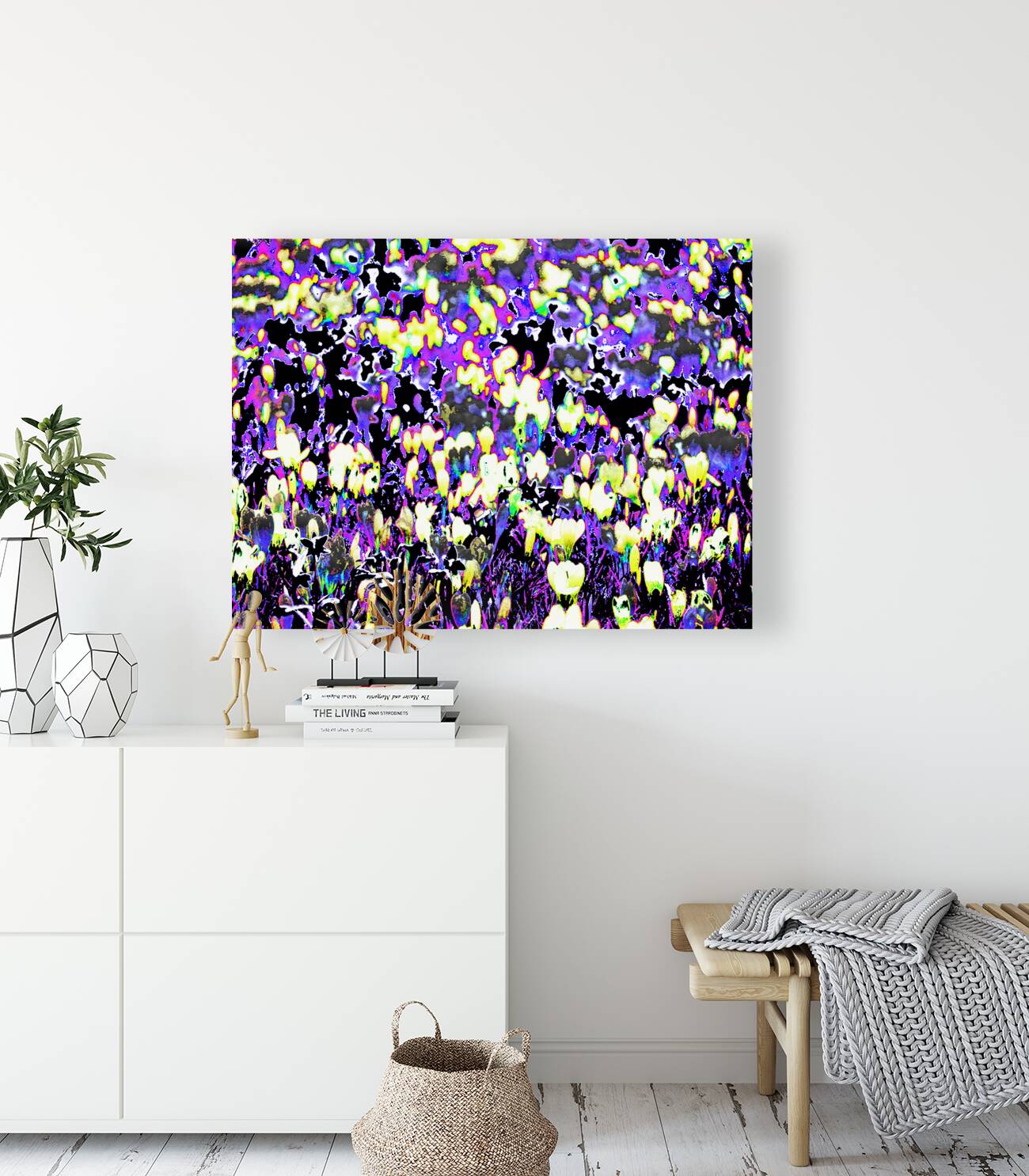 Abstract Crocus Dance                                                                                                 Reproduction