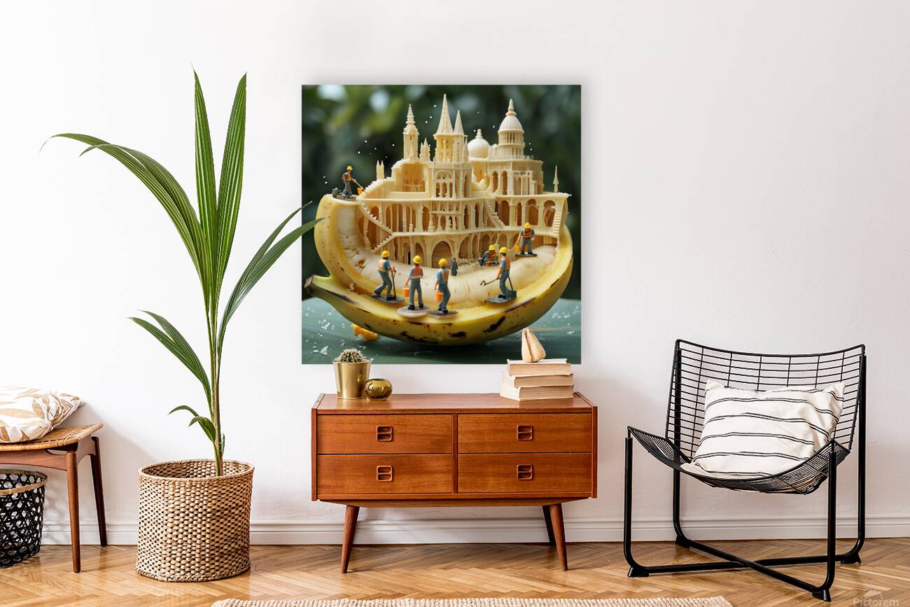 Banana Cathedral: Miniature Architectural Masterpiece Reproduction